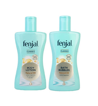 Timeless Indulgence: Fenjal Classic Bubble Bath & Body Lotion - 400ml Duo